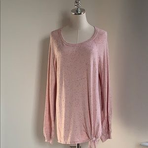 Lauren Conrad Pink Cotton Blend Sweater XL